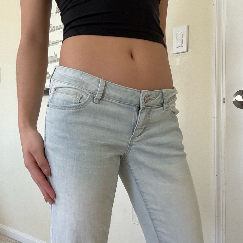 Light Wash Garage Denim Pants